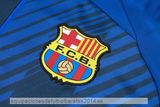 Nuevo Conjunto Completo Sudadera Entrenamiento Barcelona 23/24 Azul Marino Baratas